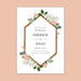 Free Modern Wedding Invitation Mockup Psd