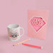 Free Mother'S Day Card And Mug With Markers Psd