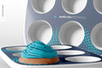 Free Muffin Pans Mockup, Close Up Psd