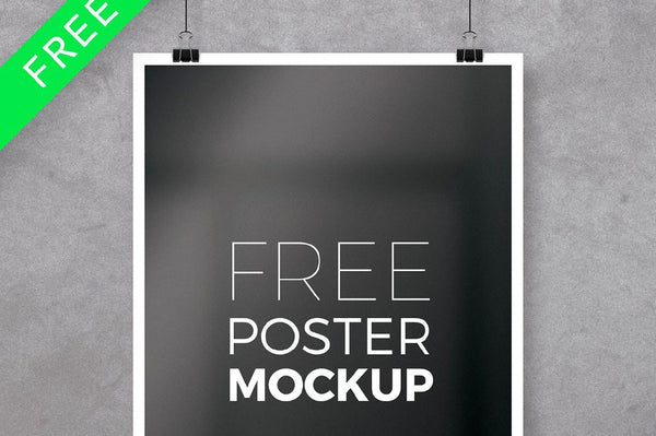 Free Multipurpose Photoshop Poster Mockup