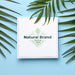 Free Natural Brand Mock-Up With Leaves Psd