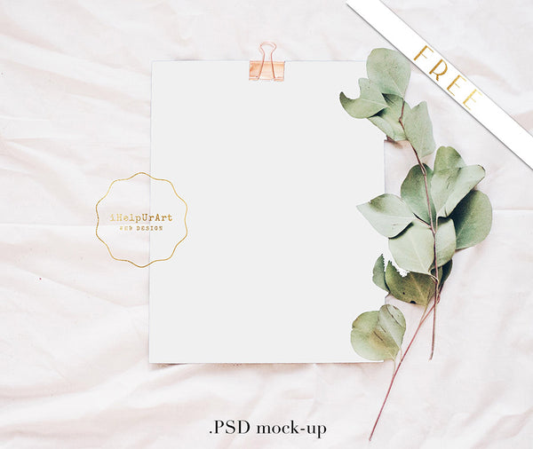 Free Natural Greeting Card Mockup