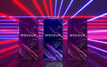 Free Neon Device Concept Mock-Up Psd