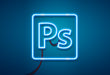 Free Neon Light Photoshop Effect Mockup