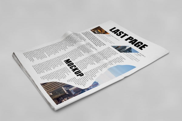 Free Newspaper Mockup Psd