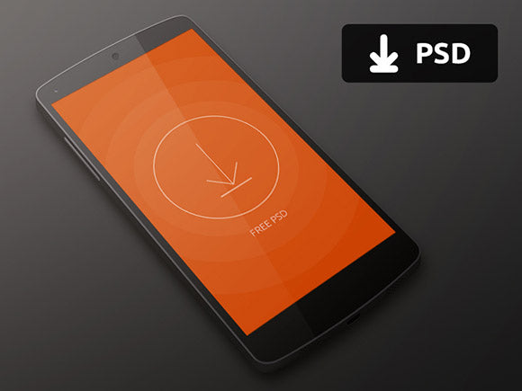 Free Nexus 5 Psd Mockup #2