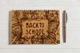Free Notebook Mockup With Back To School Concept Psd