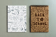 Free Notepad Mockup With Back To School Concept Psd