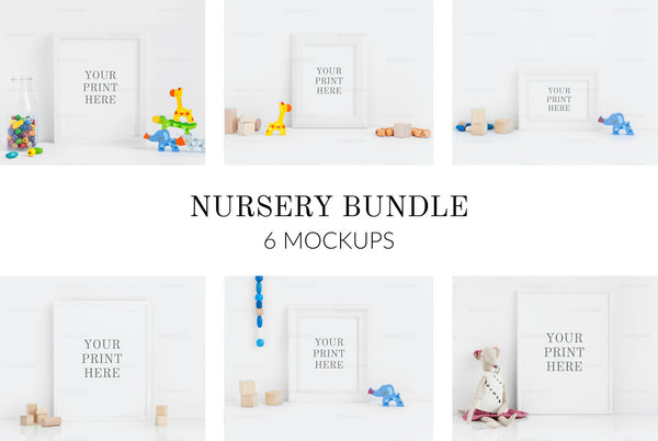 Free Nursery Frame Psd Mockup