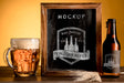 Free Oktoberfest Concept And Frame With Mockup Psd