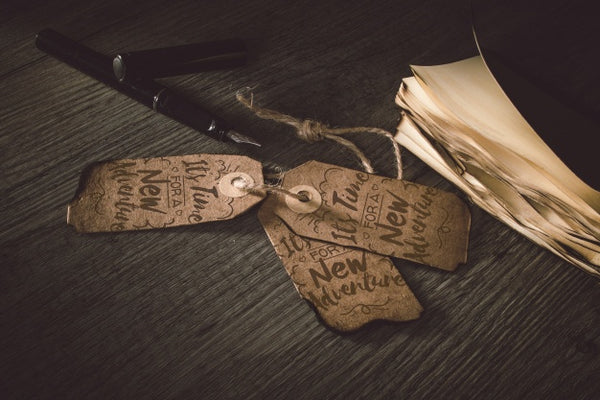 Free Old Paper Mockup For Adventure Concept Psd