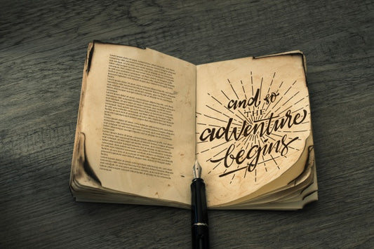 Free Old Paper Mockup For Adventure Concept Psd