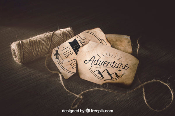 Free Old Paper Mockup With Sailing And Adventure Concept Psd
