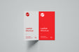 Free Open 2-Fold Brochure Mockup