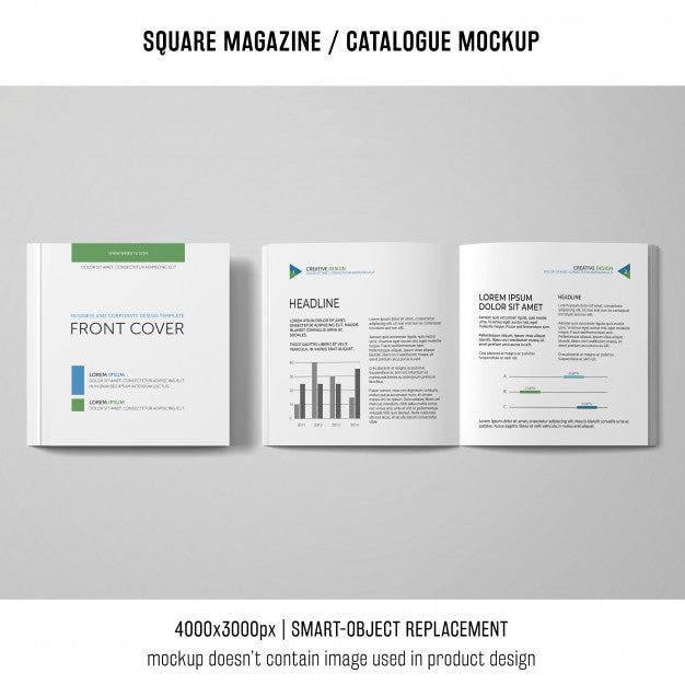 Free Open And Closed Square Magazine Or Catalogue Mockup Psd – DreamBundles