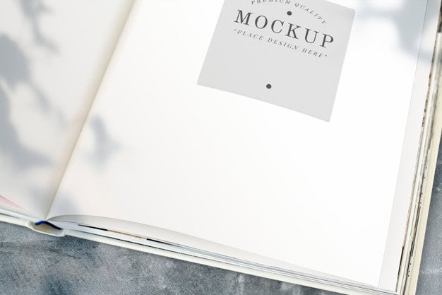 Free Open Book Mockup Psd