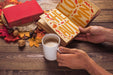 Free Open Book Mockup With Autumn Concept Psd