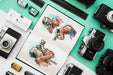 Free Open Book Mockup With Photography Concept Psd