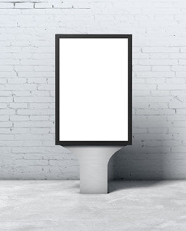 Free Outdoor Street Advertising Billboard Mockup