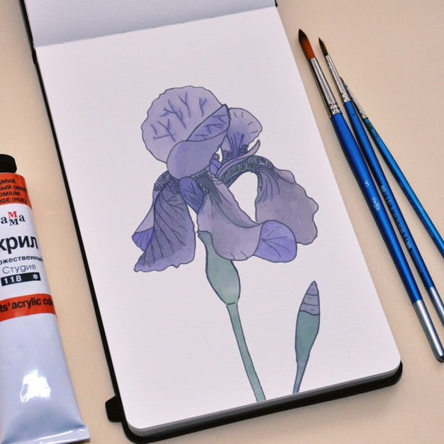 Free Painting Notebook Mock Up Psd