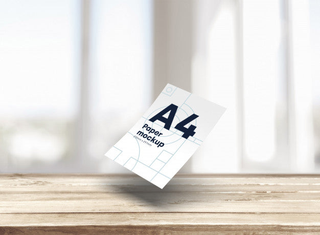 Free Paper A4 Mockup Psd