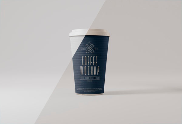 Free Paper Coffee Cup Mockup Psd