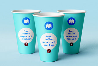 Free Paper Coffee Cup Mockup