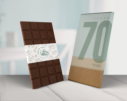 Free Paper Design Chocolate Wrapping Psd