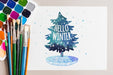 Free Paper Mockup With Artist Concept Psd