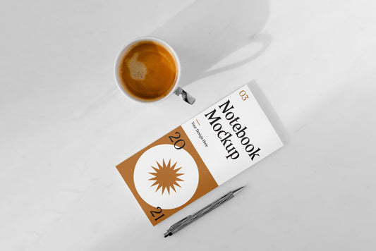 Free Paper Notebook Mockup