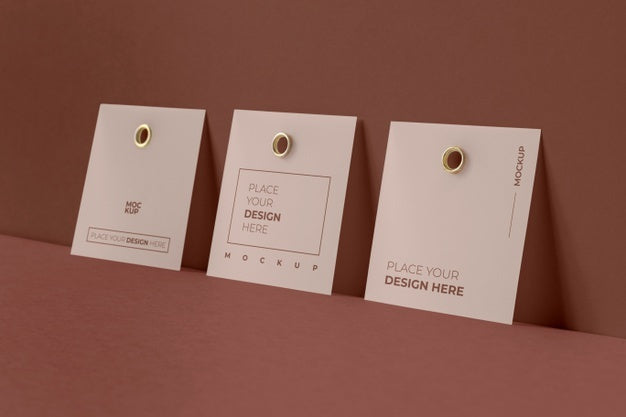 Free Paper Tag Design Mockup Psd