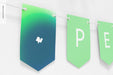 Free Pennant Banner Mockups, Close Up Psd