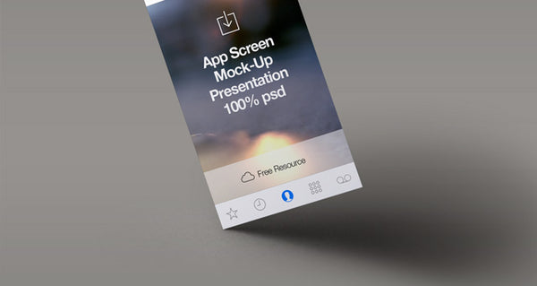 Free Perspective App Screen Mock-Up 4