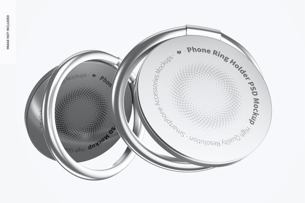 Free Phone Ring Holder Mockup Psd