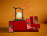 Free Phones Mock Up On Chinese New Year Background Psd