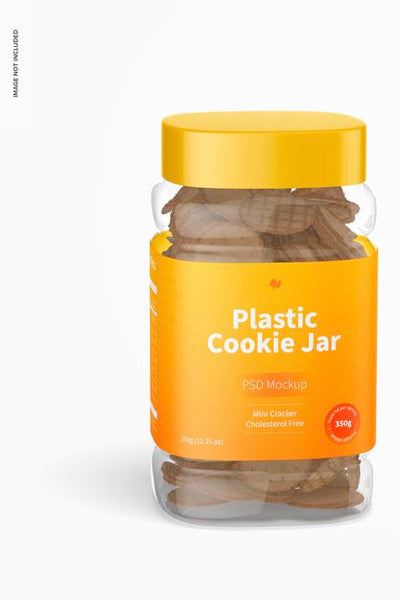 Free Plastic Cookie Jar Mockup Psd