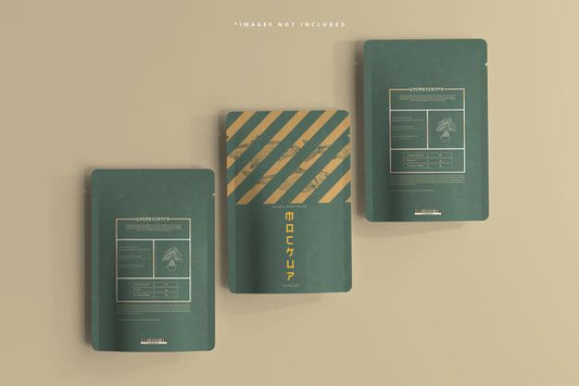 Free Plastic Pouch Mockup Psd