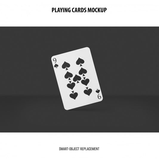 Free Playing Cards Mockup Psd