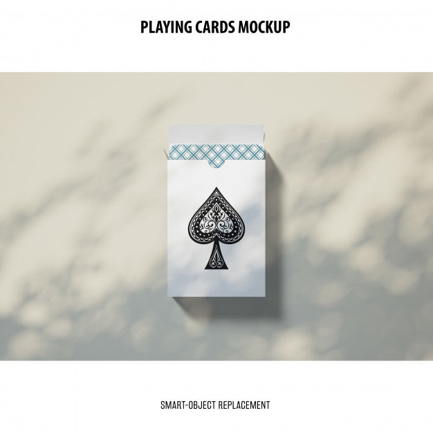 Free Playing Cards Mockup Psd