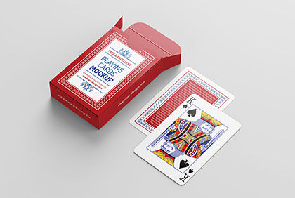 Free Playing Cards Mockup