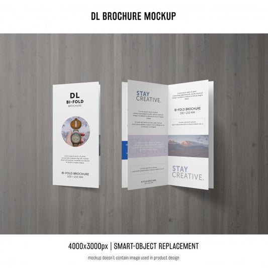 Free Portrait Dl Brochure Mockup Psd