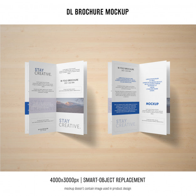 Free Portrait Dl Brochure Mockup Psd