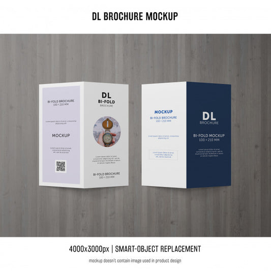 Free Portrait Dl Brochure Mockup Psd