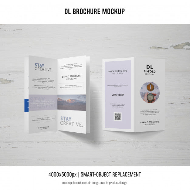 Free Portrait Dl Brochure Mockup Psd
