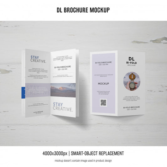 Free Portrait Dl Brochure Mockup Psd