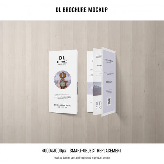 Free Portrait Dl Brochure Mockup Psd