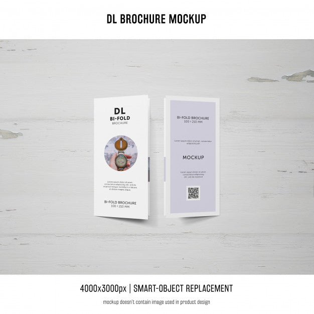 Free Portrait Dl Brochure Mockup Psd