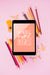Free Positive Message On Tablet Mock-Up Psd
