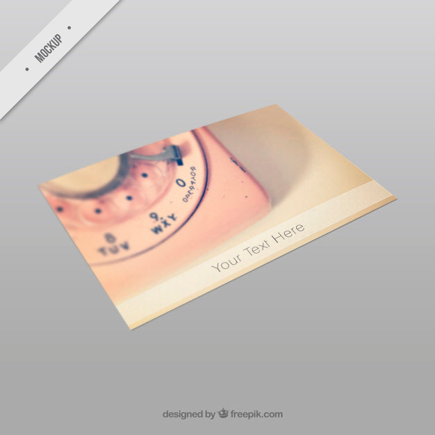 Free Postcard With A Cute Picture Of Antique Phone Psd