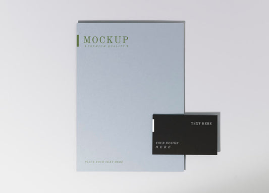 Free Poster And A Name Card Mockup Psd